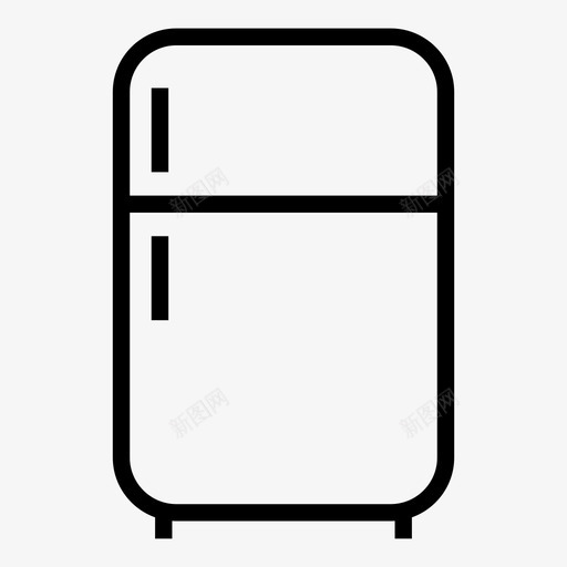 冰箱家厨房svg_新图网 https://ixintu.com 冰箱 冰箱家 厨房 室内 家具