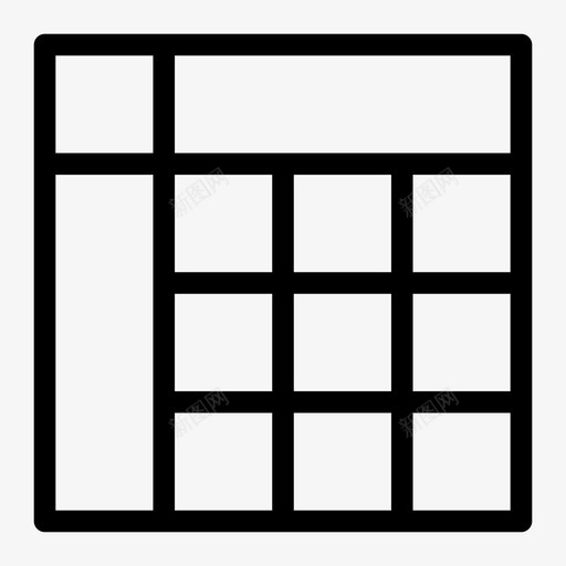 查看网格线文档表格svg_新图网 https://ixintu.com 查看 网格线 文档 表格 文字处理 页面