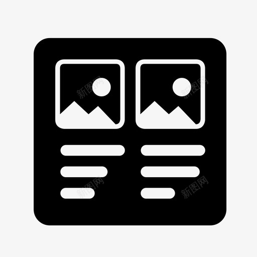 双列图文svg_新图网 https://ixintu.com 双列 图文