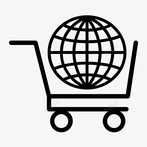 全球购物电子商务全球商务svg_新图网 https://ixintu.com 全球 购物 商务 电子商务 网上购物