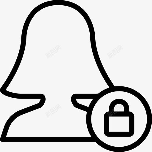 锁定用户组人员svg_新图网 https://ixintu.com 锁定 用户 用户组 人员 团队 大纲