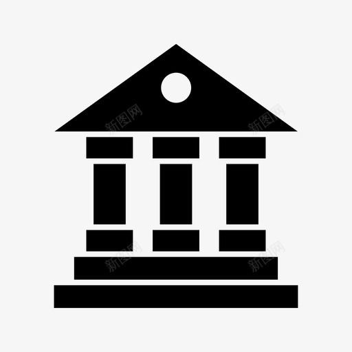 教育机构大楼学校svg_新图网 https://ixintu.com 教育机构 大楼 学校 大学