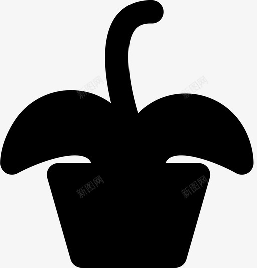 植物盆花花园svg_新图网 https://ixintu.com 植物 花园 盆植 盆花