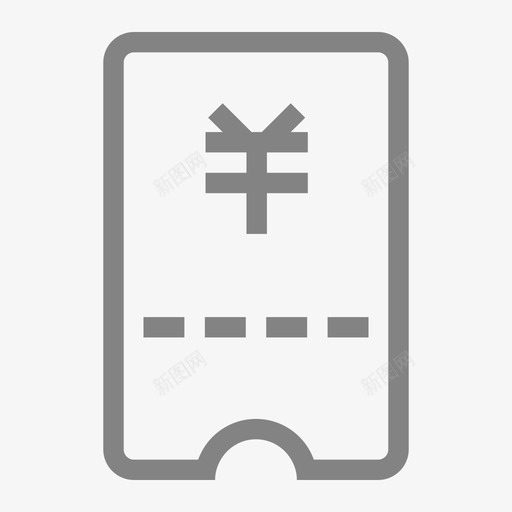 卡券未选中svg_新图网 https://ixintu.com 卡券 选中 线性 扁平 多色