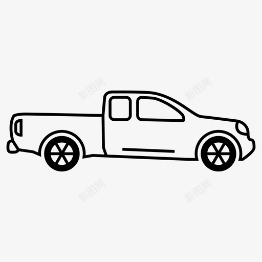 皮卡汽车搬运svg_新图网 https://ixintu.com 皮卡 汽车 搬运 强壮 卡车 车辆
