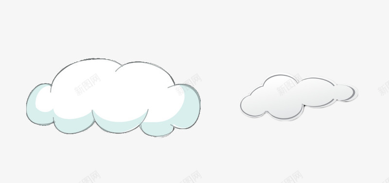 卡通云朵煳煳自修png免抠素材_新图网 https://ixintu.com 卡通 云朵 煳煳 自修