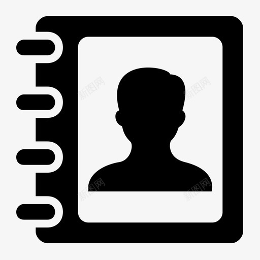 zf通讯录iconsvg_新图网 https://ixintu.com 通讯录