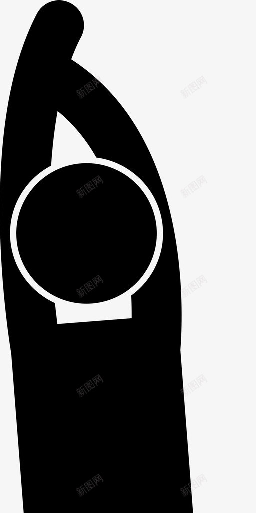 伸展身体人svg_新图网 https://ixintu.com 伸展 身体 人人 醒来
