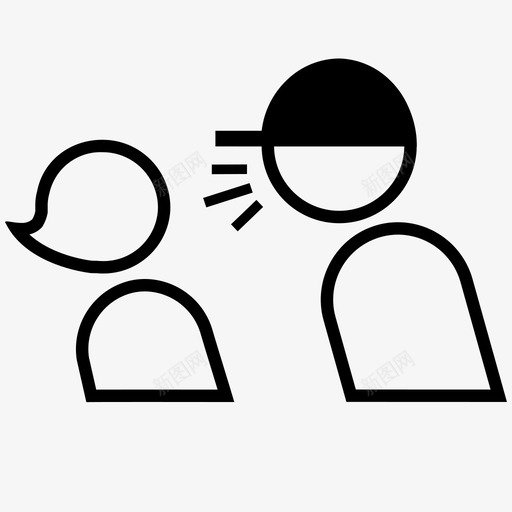 辱骂欺凌家庭虐待svg_新图网 https://ixintu.com 辱骂 欺凌 家庭 虐待 支配 骚扰 大喊大叫