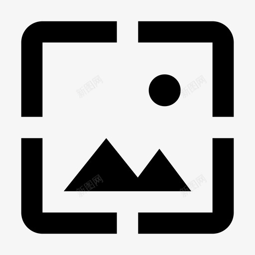 material图片取景框svg_新图网 https://ixintu.com 图片 取景 扁平 商务