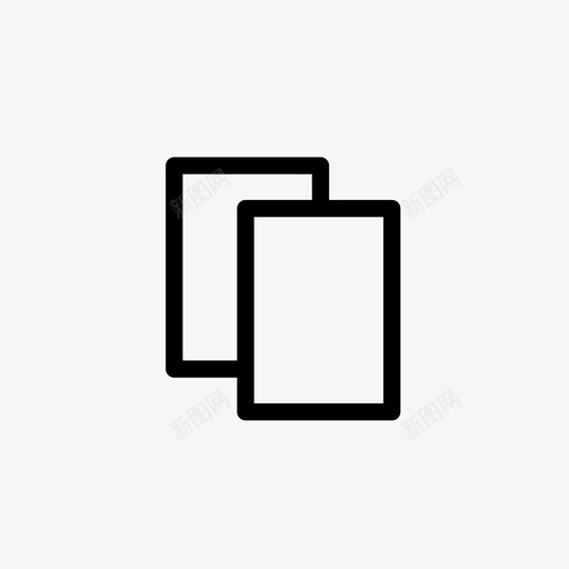 复制按钮文件svg_新图网 https://ixintu.com 复制 用户界面 按钮 文件