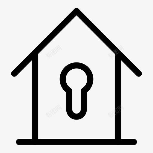锁门保护房地产和家具生产线svg_新图网 https://ixintu.com 锁门 保护 房地产 家具 生产线