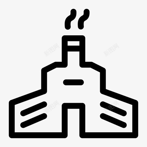 工厂企业工业svg_新图网 https://ixintu.com 工厂 企业 工业生产 塔楼