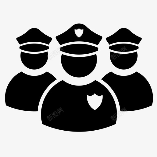 警察司法法律svg_新图网 https://ixintu.com 警察 司法 法律 警官 保护 警长