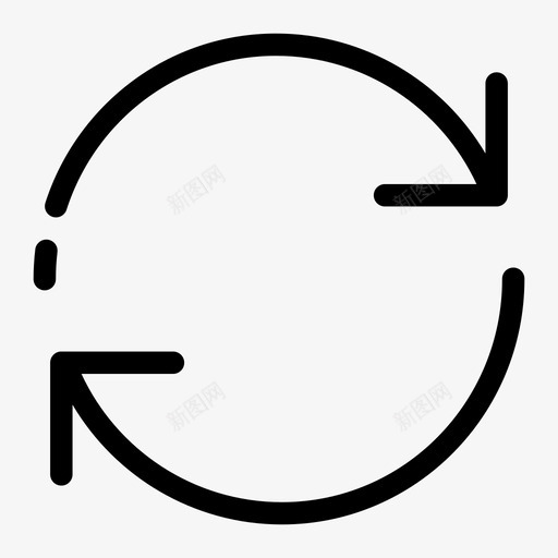 刷新循环重新启动svg_新图网 https://ixintu.com 重新 刷新 循环 启动 加载 重复 接口 介质