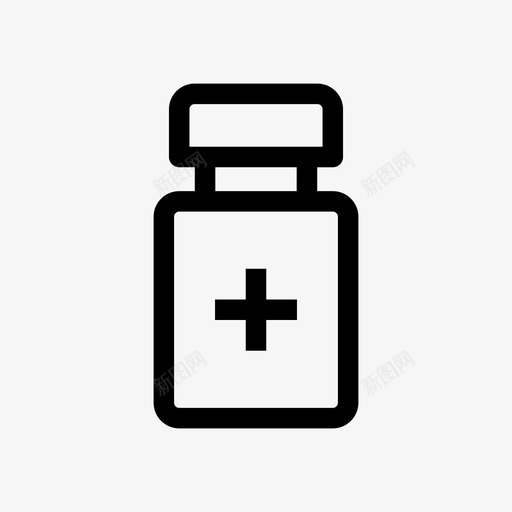 药药罐药瓶svg_新图网 https://ixintu.com 药罐 药瓶 药丸