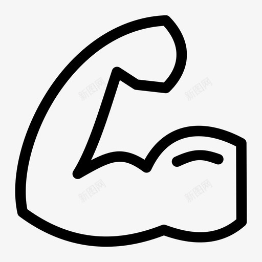 肌肉健身强壮svg_新图网 https://ixintu.com 健身 肌肉 强壮 训练