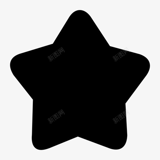 五角星实心svg_新图网 https://ixintu.com 五角星 实心