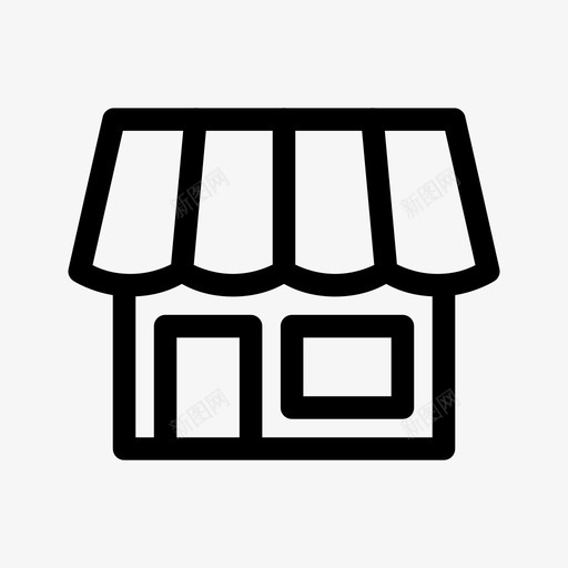 购物便利店地点svg_新图网 https://ixintu.com 购物 便利店 地点