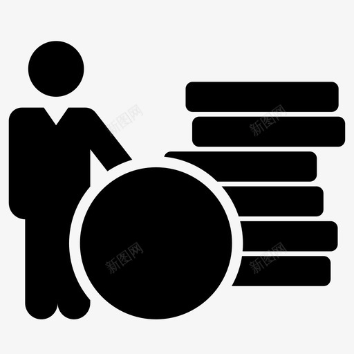 经济硬币货币svg_新图网 https://ixintu.com 经济 硬币 货币 新闻 富人 新闻媒体