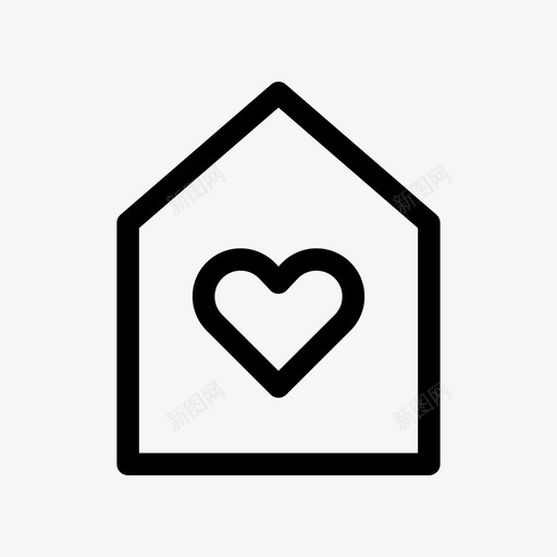 家心家甜蜜的家svg_新图网 https://ixintu.com 心家 甜蜜 温馨 欢迎 爱家