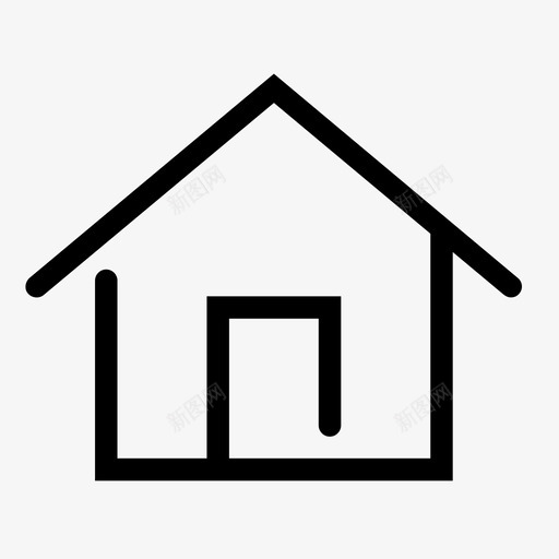 家目的地房子svg_新图网 https://ixintu.com 目的地 房子