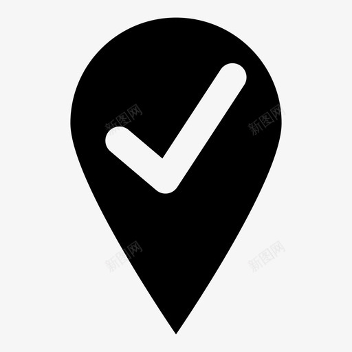 检查位置检查标记检查销svg_新图网 https://ixintu.com 检查 位置 地图 标记 销地