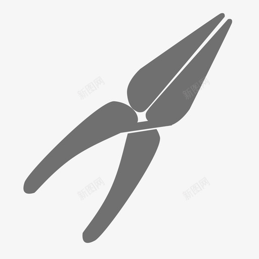 尖嘴钳svg_新图网 https://ixintu.com 尖嘴