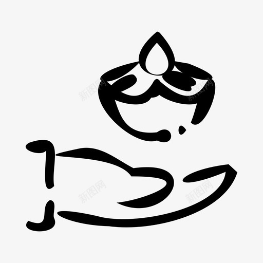 灯深瓦利排灯节svg_新图网 https://ixintu.com 灯节 灯深 瓦利排 节日 灯排 手绘