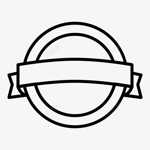 徽章圆圈丝带svg_新图网 https://ixintu.com 徽章 圆圈 丝带 系列