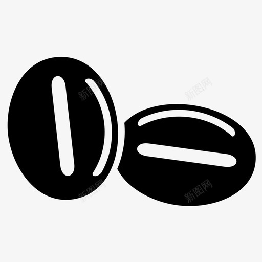 咖啡豆阿拉比卡svg_新图网 https://ixintu.com 咖啡豆 阿拉 拉比