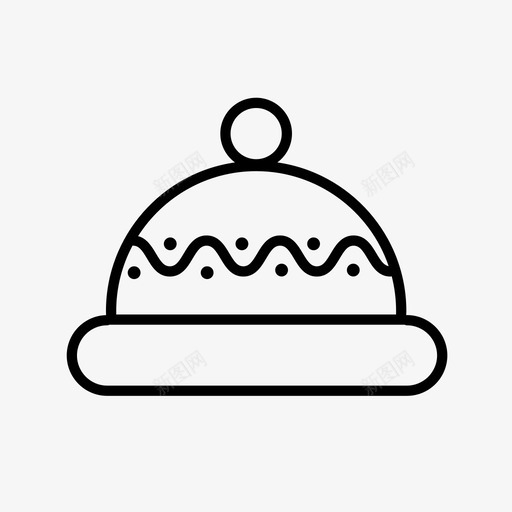 比尼圣诞帽温暖svg_新图网 https://ixintu.com 圣诞 比尼 温暖 冬天 系列 图标