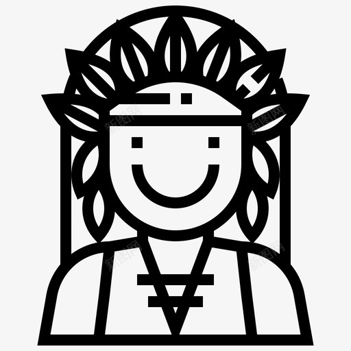 男人美国人本地人svg_新图网 https://ixintu.com 美国人 男人 本地人