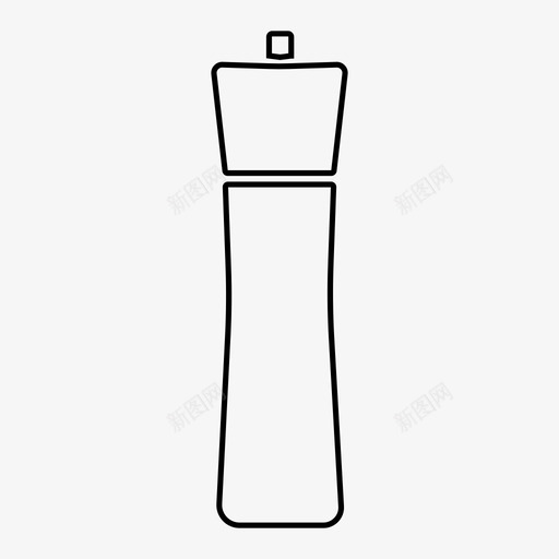 盐研磨机烹饪厨房svg_新图网 https://ixintu.com 研磨机 烹饪 厨房 胡椒 调味料
