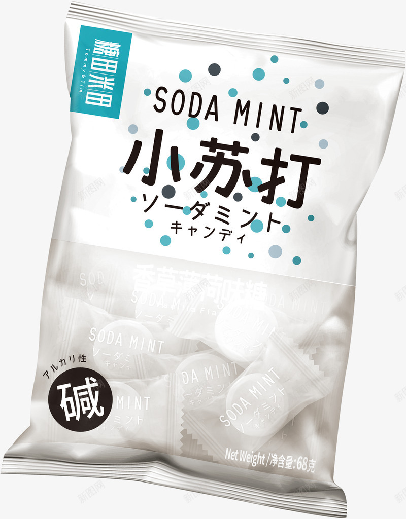 糖田米田小苏打薄荷味糖68g袋装三味淘宝网png免抠素材_新图网 https://ixintu.com 糖田米 小苏打 薄荷 味糖 袋装 三味 淘宝网