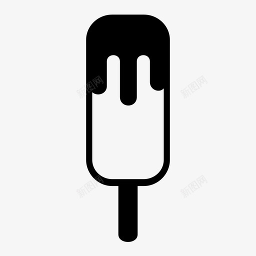 冰淇淋冰激凌凉的svg_新图网 https://ixintu.com 冰淇淋 冰激凌 食物