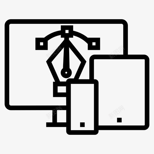 平面设计设计工具笔svg_新图网 https://ixintu.com 平面设计 设计 设计工 工具 响应 矢量 网站 大纲