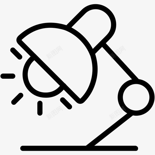 台灯灯泡电svg_新图网 https://ixintu.com 台灯 灯泡 电能 教育 教育科 科学