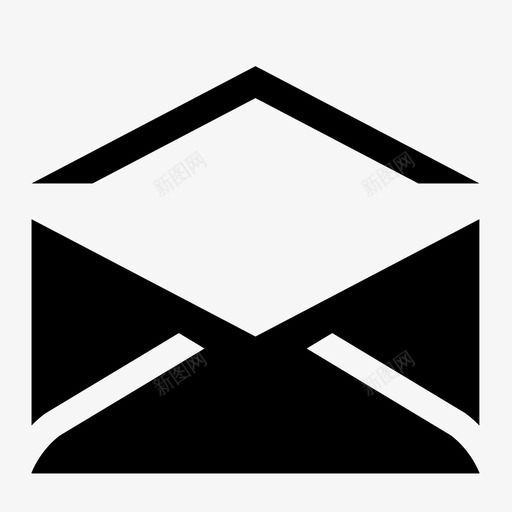 信封已读svg_新图网 https://ixintu.com 信封 已读