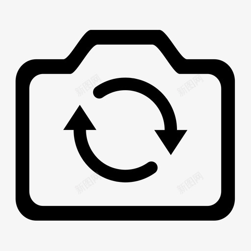 切换摄像头svg_新图网 https://ixintu.com 切换 摄像头