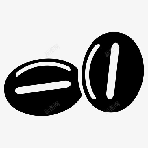 咖啡豆阿拉比卡svg_新图网 https://ixintu.com 咖啡豆 阿拉 拉比