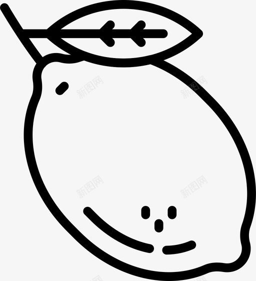 柠檬吃的食物svg_新图网 https://ixintu.com 柠檬 食物 水果 果汁