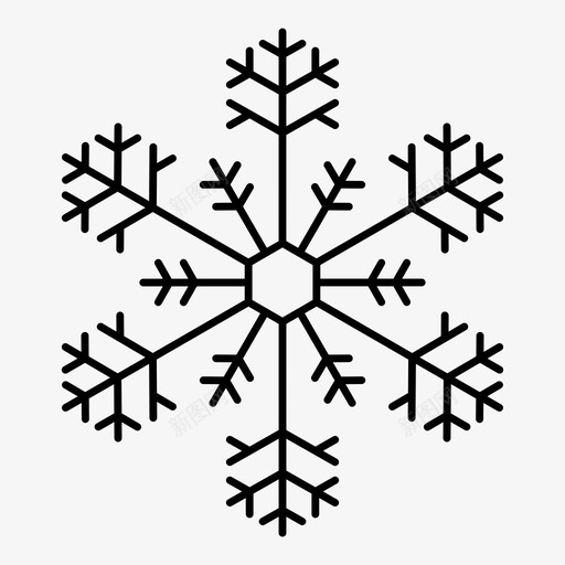 雪花圣诞节冰冻svg_新图网 https://ixintu.com 雪花 圣诞节 冰冻 冻冰