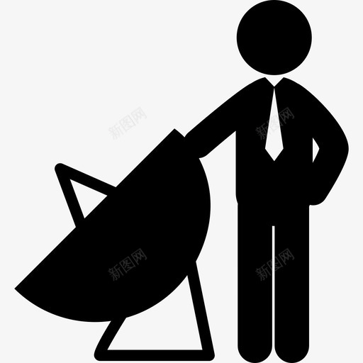 手持抛物面天线的人工具和器具人类图案svg_新图网 https://ixintu.com 手持 抛物面 天线 人工 工具 器具 人类 图案