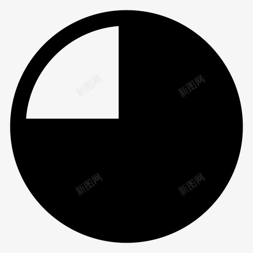 时间75图表时钟svg_新图网 https://ixintu.com 时间 图表 时钟 饼图