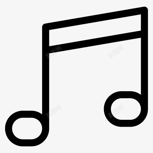 音乐笔记音频音乐大纲svg_新图网 https://ixintu.com 音乐 笔记 音频 大纲