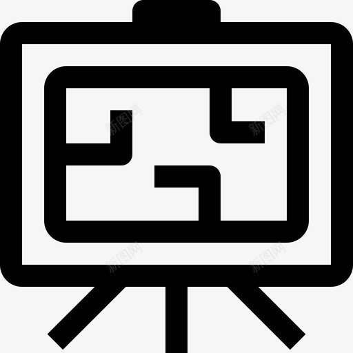 房屋平面图建筑房产svg_新图网 https://ixintu.com 房产 房屋 平面图 建筑 房地产 最小 图标