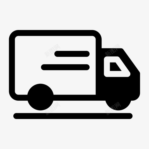 送货车快车svg_新图网 https://ixintu.com 送货 货车 快车