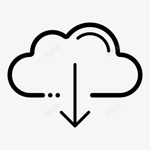 云下载数据服务svg_新图网 https://ixintu.com 下载 服务 数据 存储
