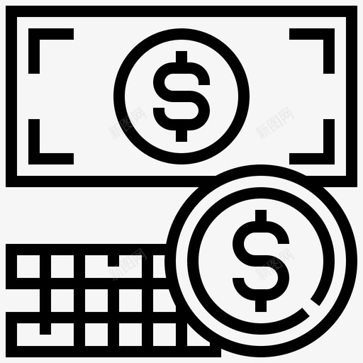 钱美元美国svg_新图网 https://ixintu.com 钱美元 美元 美国